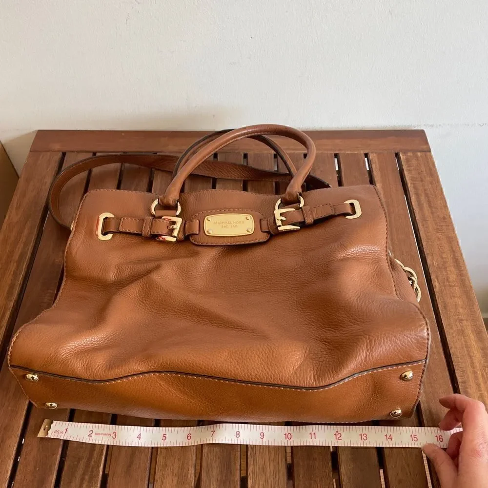 Michael Kors brown leather tote